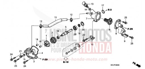 POMPE A EAU FES125B de 2011